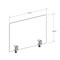 Azar Displays 23.5" x 31.5" Acrylic Plexiglass W/ Metal Counter Edge Clamp 179754-187 - alternate 3
